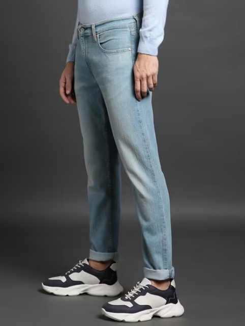 Men 512 Mid-Wash Slim Tapered Fit Jeans - Image 2