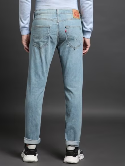 Men 512 Mid-Wash Slim Tapered Fit Jeans - Image 3