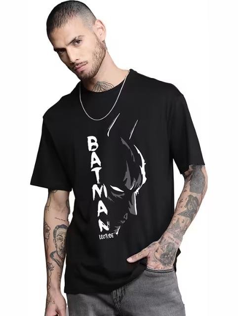 Men pack of 2 printed short sleeve oversized fit t-shirt - Image 2