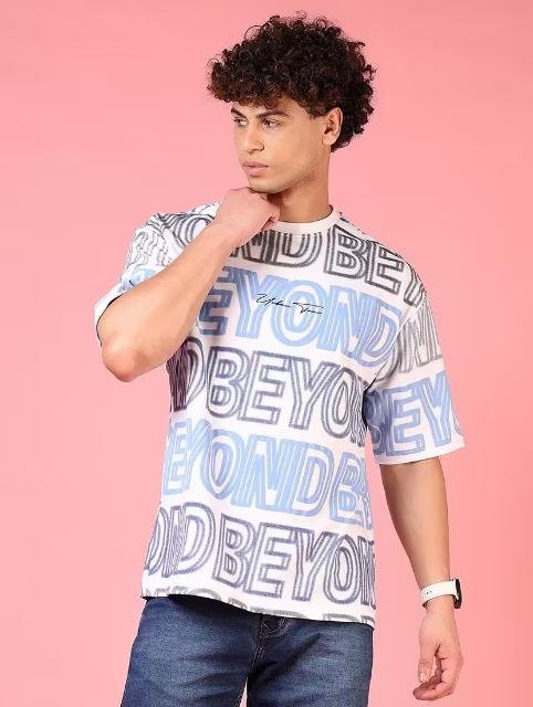 Men printed short sleeves t-shirt - Image 2