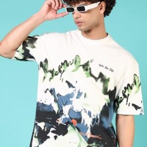Men round neck printed t-shirt